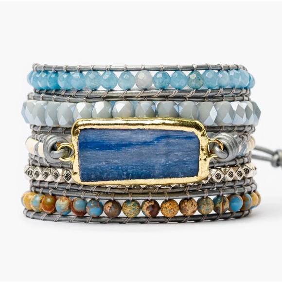Healing Topaz Wrap Bracelet - Picture 1 of 7